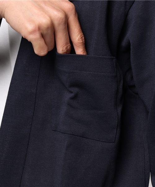 markaware（マーカウェア）の「JAPANESE CARDIGAN（カーディガン/ボレロ・メンズ・ネイビー/グレー・1/2）」の7枚目の写真