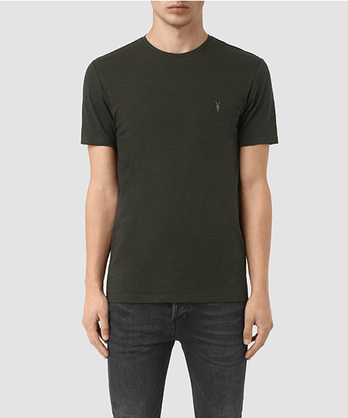 ALLSAINTS（オールセインツ）の「SOUL CREW（Tシャツ/カットソー・メンズ・グリーン/ブルー/グレー・MEDIUM/LARGE/X-SMALL/SMALL）」の3枚目の写真