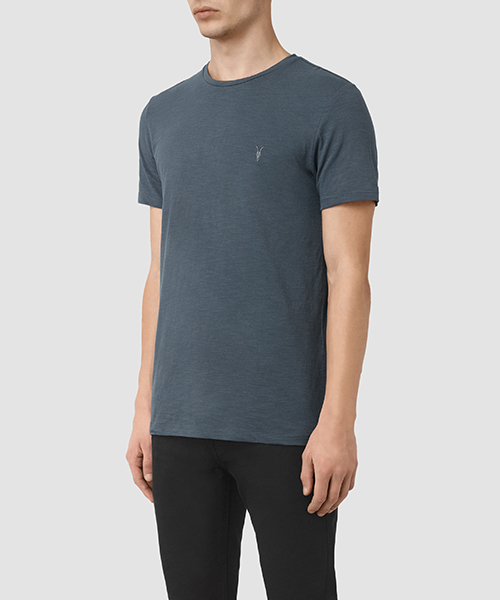 ALLSAINTS（オールセインツ）の「SOUL CREW（Tシャツ/カットソー・メンズ・グリーン/ブルー/グレー・MEDIUM/LARGE/X-SMALL/SMALL）」の12枚目の写真