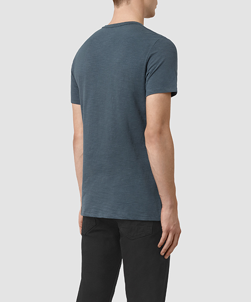 ALLSAINTS（オールセインツ）の「SOUL CREW（Tシャツ/カットソー・メンズ・グリーン/ブルー/グレー・MEDIUM/LARGE/X-SMALL/SMALL）」の13枚目の写真