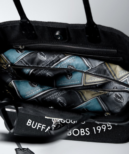 Buffalo Bobs（バッファローボブズ）の「GARDEN PARTY(ガーデンパーティ)2WAYトートバッグ（トートバッグ・メンズ・オフホワイト/ブラック/ブルー/グレー/ダークグレー/Nat/ライトグレー/ミント/チャコールグレー/レッド/カモフラージュ/マルチ/サックスブルー・FREE）」の18枚目の写真