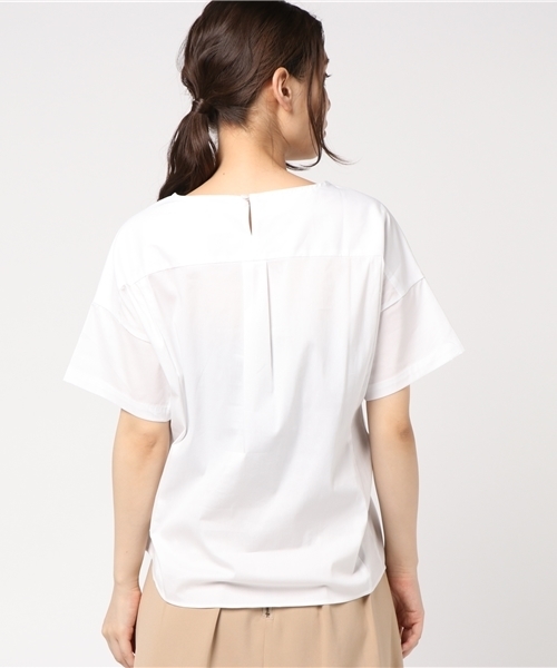 un dix cors(アンディコール)の「デザインタックブラウス(シャツ/ブラウス・レディース・ホワイト/その他18・フリ-)」の5枚目の写真