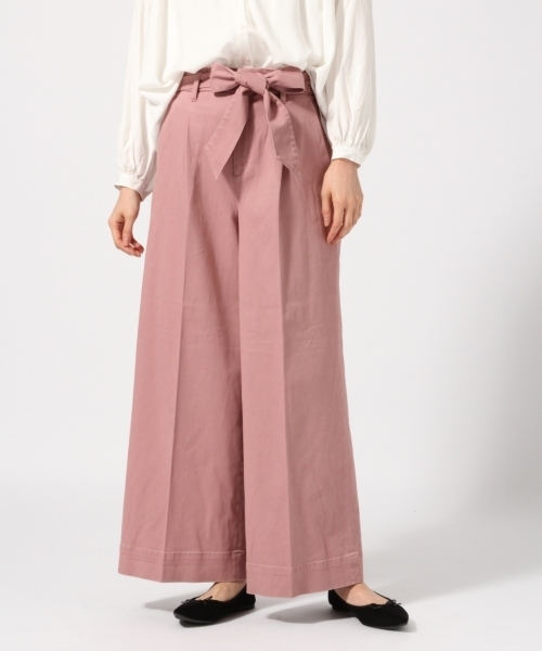 GLOBAL WORK（グローバルワーク）の「リボンチノワイドパンツ/764364