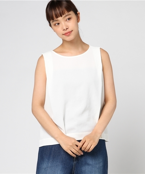 STUDIOUS(ステュディオス)の「【STUDIOUS】バックボートリボンブラウス(シャツ/ブラウス・レディース・ベージュ/オフホワイト/ブラック・FREE)」の12枚目の写真