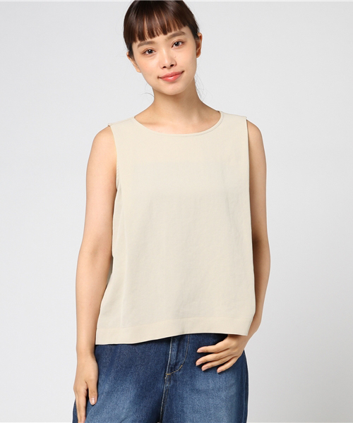 STUDIOUS(ステュディオス)の「【STUDIOUS】バックボートリボンブラウス(シャツ/ブラウス・レディース・ベージュ/オフホワイト/ブラック・FREE)」の14枚目の写真