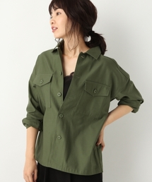 A part by | Cミリタリーシャツジャケット 769453 (ミリタリージャケット)