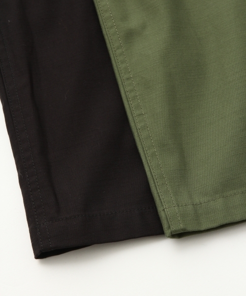 A part by（アパートバイ）の「Cミリタリーシャツジャケット 769453 （ミリタリージャケット・レディース・ブラック/カーキ・FREE）」の9枚目の写真