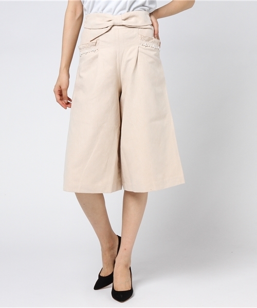 GeeRA(ジーラ)の「フェイクスエード素材2WAYガウチョパンツ(その他パンツ・レディース・ベージュ・SMALL/X-LARGE/LARGE/MEDIUM)」の11枚目の写真