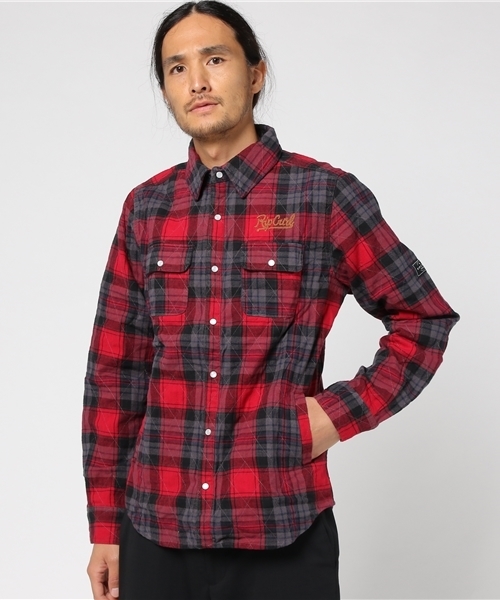 rip curl(リップカール)の「L/Sシャツ(シャツ/ブラウス・メンズ・レッド/ブルー・MEDIUM/LARGE)」の1枚目の写真