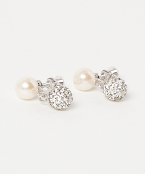 form forma（フォルムフォルマ）の「パールロンデルイヤリング（イヤリング・レディース・ホワイト・FREE）」の3枚目の写真