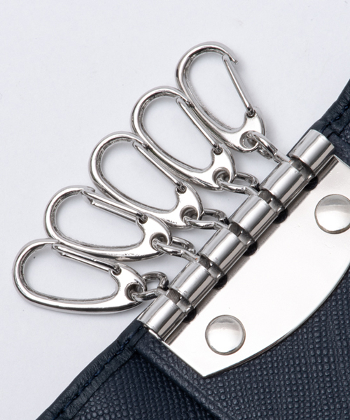 LANVIN collection（ランバン コレクション）の「LANVIN COLLECTION（ランバン・コレクション）ENBOSS キーケース（キーケース/キーアクセサリー・メンズ・ブラック/ネイビー/チョコ・FREE）」の10枚目の写真