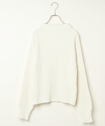 VENCEEXCHANGE | ベロアモールボトルネックニット (ニット/セーター)