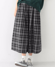 earth music&ecology | チェックタックスカート(スカート)