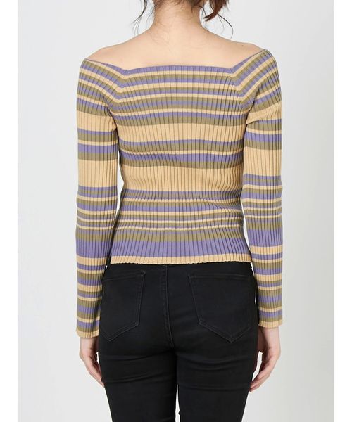 MURUA（ムルーア）の「スリットフィットニット（ニット/セーター・レディース・ホワイト/ブラック/イエロー/その他1・FREE）」の19枚目の写真