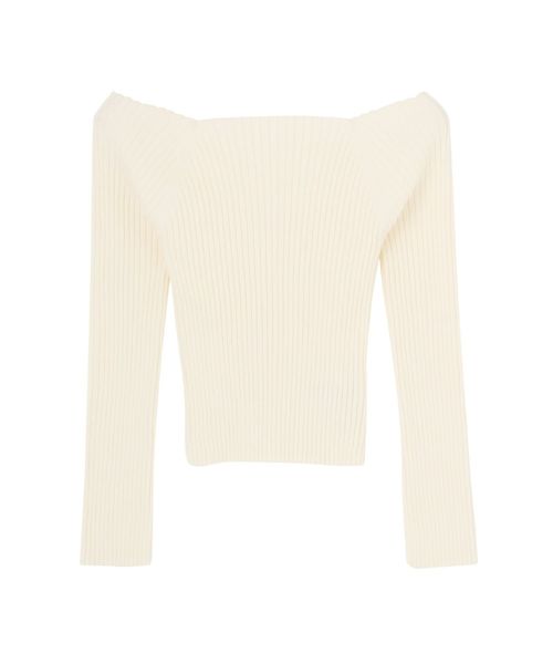 MURUA（ムルーア）の「スリットフィットニット（ニット/セーター・レディース・ホワイト/ブラック/イエロー/その他1・FREE）」の11枚目の写真