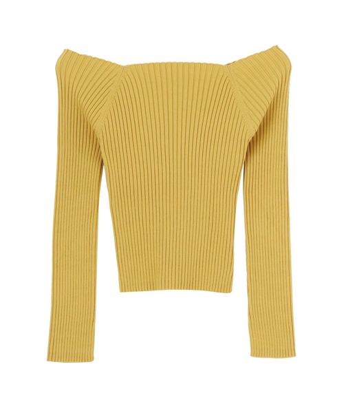 MURUA（ムルーア）の「スリットフィットニット（ニット/セーター・レディース・ホワイト/ブラック/イエロー/その他1・FREE）」の9枚目の写真