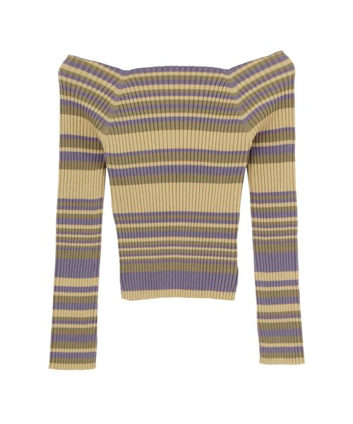 MURUA（ムルーア）の「スリットフィットニット（ニット/セーター・レディース・ホワイト/ブラック/イエロー/その他1・FREE）」の8枚目の写真