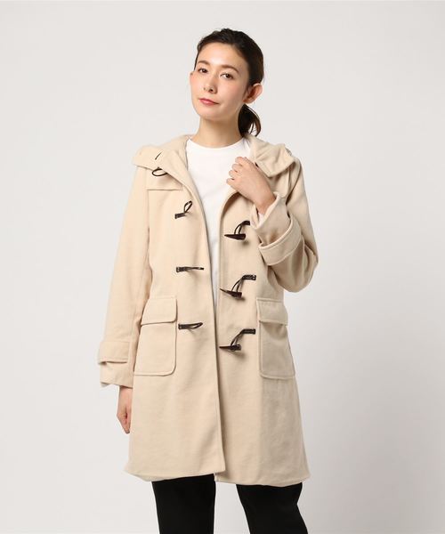 セール ベーシックな着こなしをアシストする定番マストアイテム ミディアム丈ストレートダッフルコート レディースアウター K735 神戸レタス ダッフルコート Kobe Lettuce コウベレタス のファッション通販 Zozotown