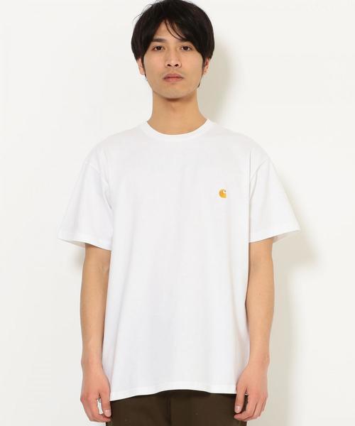 Carhartt（カーハート）の「[カーハート] ST CARHARTT CHASE Tシャツ ◆（Tシャツ/カットソー・メンズ・ブラウン/ライム/ライトピンク/ホワイト・LARGE/MEDIUM/SMALL）」の17枚目の写真