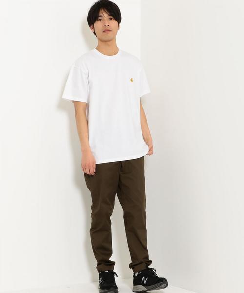 Carhartt（カーハート）の「[カーハート] ST CARHARTT CHASE Tシャツ ◆（Tシャツ/カットソー・メンズ・ブラウン/ライム/ライトピンク/ホワイト・LARGE/MEDIUM/SMALL）」の15枚目の写真
