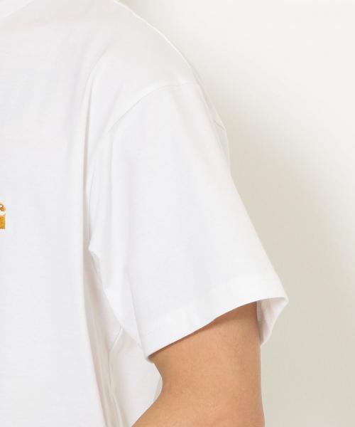 Carhartt（カーハート）の「[カーハート] ST CARHARTT CHASE Tシャツ ◆（Tシャツ/カットソー・メンズ・ブラウン/ライム/ライトピンク/ホワイト・LARGE/MEDIUM/SMALL）」の10枚目の写真