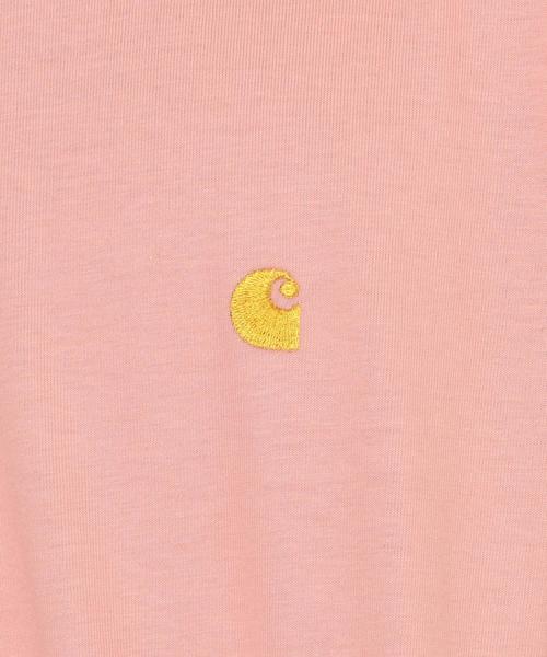 Carhartt（カーハート）の「[カーハート] ST CARHARTT CHASE Tシャツ ◆（Tシャツ/カットソー・メンズ・ブラウン/ライム/ライトピンク/ホワイト・LARGE/MEDIUM/SMALL）」の11枚目の写真