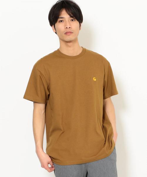 Carhartt（カーハート）の「[カーハート] ST CARHARTT CHASE Tシャツ ◆（Tシャツ/カットソー・メンズ・ブラウン/ライム/ライトピンク/ホワイト・LARGE/MEDIUM/SMALL）」の20枚目の写真