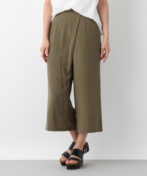 LEPSIM（レプシィム）の「R/Tクロプドワイドパンツ　796645（その他パンツ・レディース・ブラック/ベージュ/カーキ/オレンジ・MEDIUM/LARGE）」の3枚目の写真