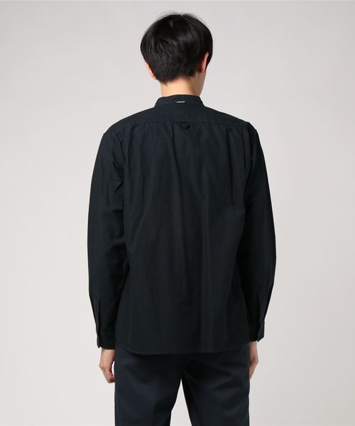 MHL.（エムエイチエル）の「DRY COTTON HOPSACK（シャツ/ブラウス・メンズ・ホワイト/ブラック・SMALL/MEDIUM/LARGE）」の4枚目の写真