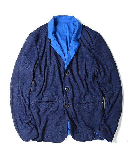 rehacer（レアセル）の「rehacer : Reversible cut tailored jacket（テーラードジャケット・メンズ・ブラック×グレー/ブルー系その他/ブラウン系その他・LARGE/MEDIUM/SMALL）」の3枚目の写真