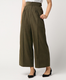 【GVGV】SATIN MOUSSE HIGH WAIST WIDE LEG TROUSERS GV1831007