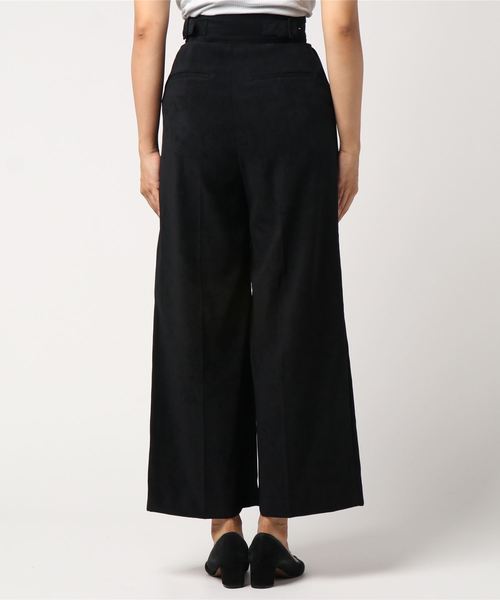 G.V.G.V.(ジーヴィージーヴィー)の「【GVGV】SATIN MOUSSE HIGH WAIST WIDE LEG TROUSERS GV1831007(その他パンツ・レディース・ブラック/カーキ・34/36)」の3枚目の写真