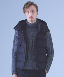 ABAHOUSE | 【Recency of Mine】KWD撚り杢ジョーゼットダウンベスト(ブルゾン)