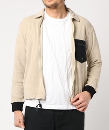 BLUEY（ブルーイ）の「BLUEY ブルーイ/ PILE ZIPUP JACKET リラックス パイル セットアップ ジップブルゾン 13B19JK23FB SAFARI12月号掲載ブランド（ブルゾン）」