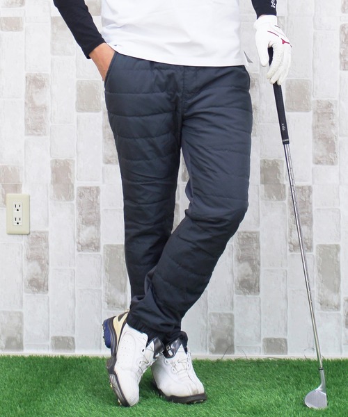 【セール】裏シャギーフリース ダウン ジョガー ゴルフパンツ ゴルフウェア メンズ（ゴルフグッズ）｜TopIsm（トップイズム）
