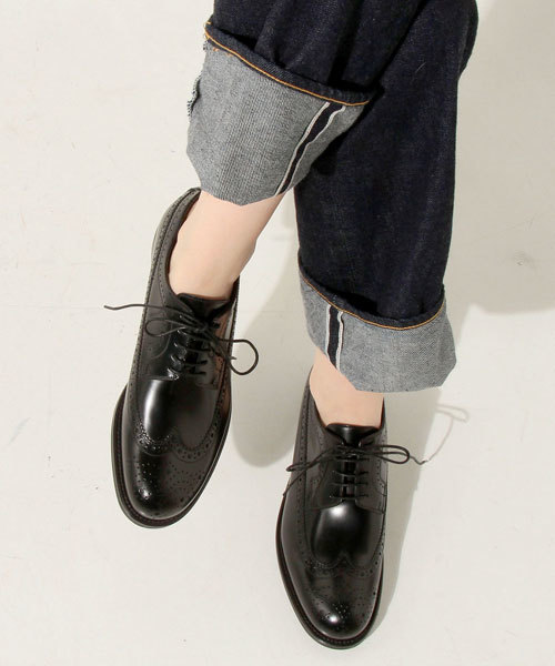 UNITED ARROWS（ユナイテッドアローズ）の「UGMM ウィングチップ シューズ ■■■◆（ドレスシューズ・レディース・ブラック/ホワイト/その他1/オフホワイト・35/35h/36/36h/37/37h/38）」の3枚目の写真