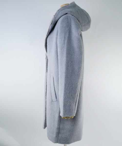 reca（レカ）の「シャギーファーロングコート（ダウンジャケット/コート・レディース・ライトグレー/杢グレー/キャメル/ピンクベージュ・M）」の9枚目の写真