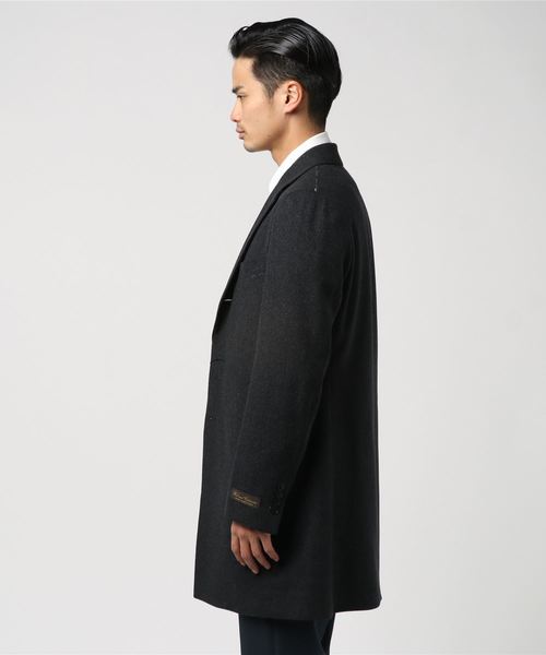 SHIPS（シップス）の「SHORT CHESTER　CASHMERE 18（その他アウター・メンズ・ダークグレー・LARGE/MEDIUM/SMALL/X-LARGE）」の2枚目の写真