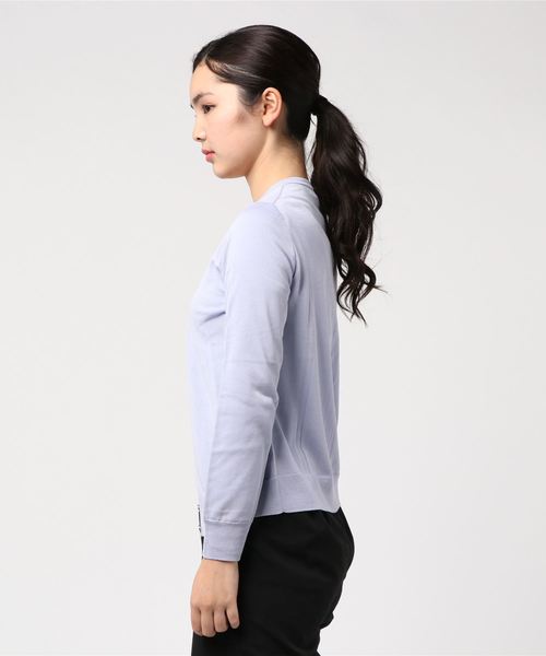 A/C DESIGN BY ALPHA CUBIC（エーシーデザインバイアルファキュービック）の「春夏カラーVネックカーディガン（カーディガン/ボレロ・レディース・ピンク/グリーン/ネイビー/ラベンダー・M size/L size）」の5枚目の写真