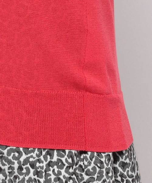 A/C DESIGN BY ALPHA CUBIC（エーシーデザインバイアルファキュービック）の「春夏カラーVネックカーディガン（カーディガン/ボレロ・レディース・ピンク/グリーン/ネイビー/ラベンダー・M size/L size）」の17枚目の写真