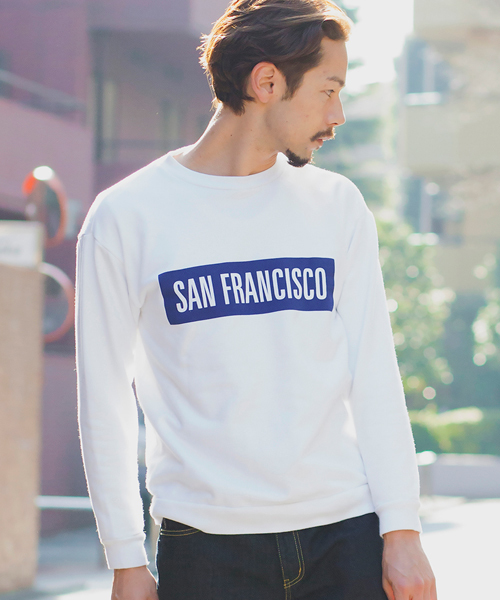 BEAUTY&YOUTH UNITED ARROWS（ビューティーアンドユースユナイテッドアローズ）の「BY ∴ スウェット ロゴ クルーネック◆（スウェット・メンズ・グレー/パープル/ホワイト・LARGE/SMALL/X-LARGE/MEDIUM）」の2枚目の写真