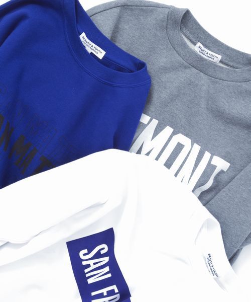 BEAUTY&YOUTH UNITED ARROWS（ビューティーアンドユースユナイテッドアローズ）の「BY ∴ スウェット ロゴ クルーネック◆（スウェット・メンズ・グレー/パープル/ホワイト・LARGE/SMALL/X-LARGE/MEDIUM）」の15枚目の写真