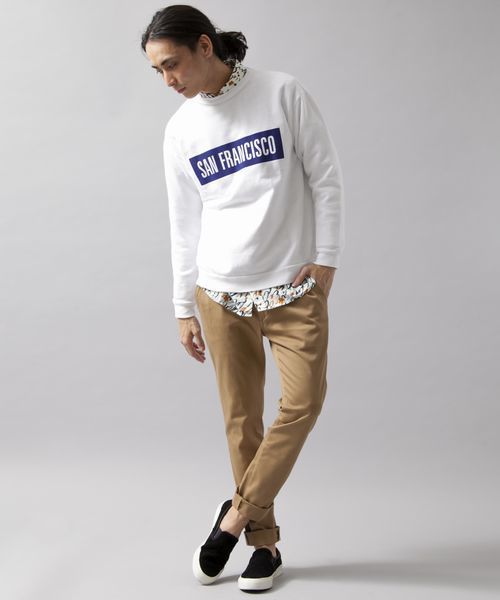 BEAUTY&YOUTH UNITED ARROWS（ビューティーアンドユースユナイテッドアローズ）の「BY ∴ スウェット ロゴ クルーネック◆（スウェット・メンズ・グレー/パープル/ホワイト・LARGE/SMALL/X-LARGE/MEDIUM）」の7枚目の写真