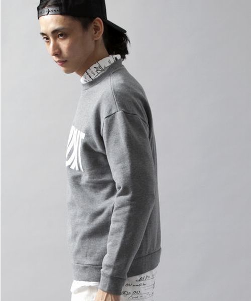 BEAUTY&YOUTH UNITED ARROWS（ビューティーアンドユースユナイテッドアローズ）の「BY ∴ スウェット ロゴ クルーネック◆（スウェット・メンズ・グレー/パープル/ホワイト・LARGE/SMALL/X-LARGE/MEDIUM）」の10枚目の写真