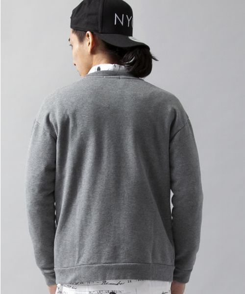 BEAUTY&YOUTH UNITED ARROWS（ビューティーアンドユースユナイテッドアローズ）の「BY ∴ スウェット ロゴ クルーネック◆（スウェット・メンズ・グレー/パープル/ホワイト・LARGE/SMALL/X-LARGE/MEDIUM）」の11枚目の写真