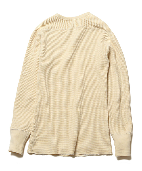 Healthknit（ヘルスニット）の「Healthknit / スーパー ヘビー サーマル（Tシャツ/カットソー・メンズ・ナチュラル/チャコールグレー/ネイビー/グレー・SMALL/MEDIUM/LARGE）」の6枚目の写真