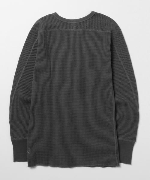 Healthknit（ヘルスニット）の「Healthknit / スーパー ヘビー サーマル（Tシャツ/カットソー・メンズ・ナチュラル/チャコールグレー/ネイビー/グレー・SMALL/MEDIUM/LARGE）」の15枚目の写真