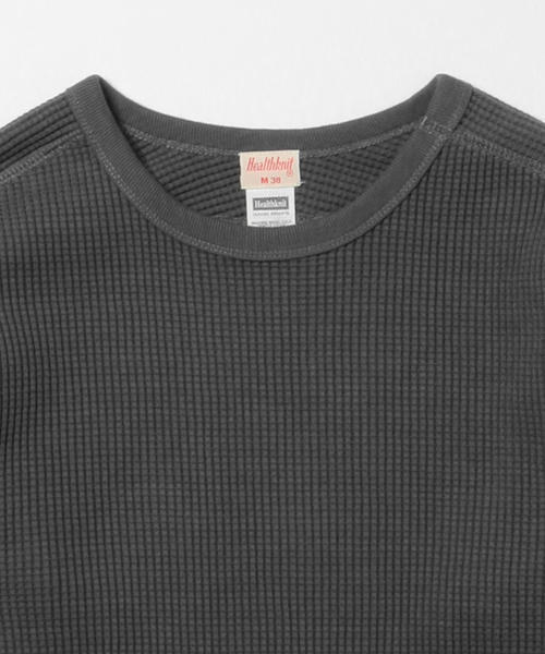 Healthknit（ヘルスニット）の「Healthknit / スーパー ヘビー サーマル（Tシャツ/カットソー・メンズ・ナチュラル/チャコールグレー/ネイビー/グレー・SMALL/MEDIUM/LARGE）」の16枚目の写真
