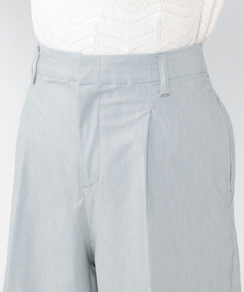 A/C DESIGN BY ALPHA CUBIC（エーシーデザインバイアルファキュービック）の「◇カタログ掲載◇【麻シリーズ】麻入りワイドパンツ（その他パンツ・レディース・サックスブルー/ライトグレー/ネイビー・67/64）」の9枚目の写真