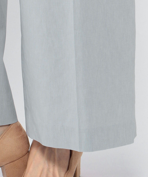 A/C DESIGN BY ALPHA CUBIC（エーシーデザインバイアルファキュービック）の「◇カタログ掲載◇【麻シリーズ】麻入りワイドパンツ（その他パンツ・レディース・サックスブルー/ライトグレー/ネイビー・67/64）」の12枚目の写真